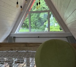 Участок с домиком "Помидор" А-фрейм категории комфорт в Ланьдиво