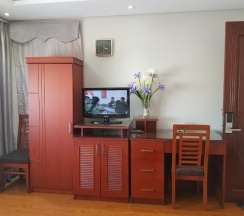 Одноместный номер Deluxe двуспальная кровать в Van Ha Hotel
