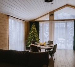 Барнхаус с личной сауной и мангальной зоной в Веслево Клуб