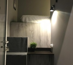 1-местный номер стандарт с 1 односпальной кроватью (без окна) в Shelterz