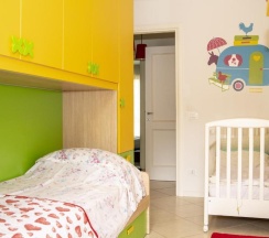 Трёхместные апартаменты с 2 комнатами односпальная кровать в Fellini - Family Flat