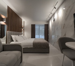 Студия с выходом к бассейну в Монтевиль by Adamand Resort