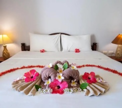 Двухместное бунгало Superior рядом с пляжем двуспальная кровать в Good Days Lanta Beach Resort
