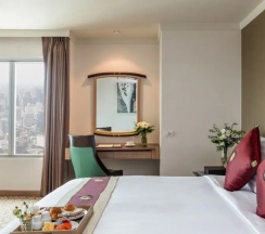 Двухместный полулюкс двуспальная кровать в Baiyoke Sky Hotel