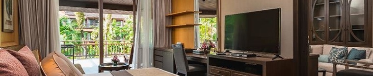 Четырёхместный люкс Presidential с 2 комнатами 2 отдельные кровати в Courtyard by Marriott Phuket, Patong Beach