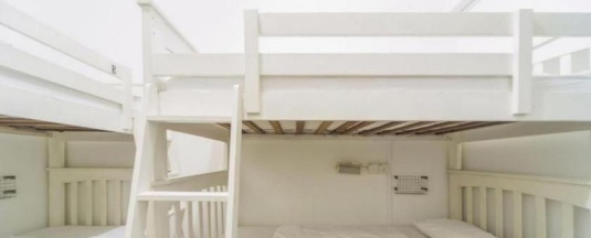 Шестиместный семейный номер Standard в BEAT. Arts Hostel Chinatown