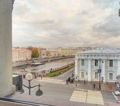 3-комнатные апартаменты стандарт Апартаменты с двумя спальнями на Невском 66 в Апартаменты на проспекте Невский 66