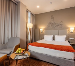 Стандартный номер с видом на реку и 1 большой кроватью в Holiday Inn Kaliningrad