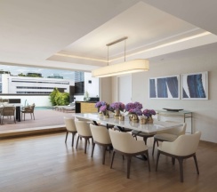Двухместный люкс Terrace Presidential двуспальная кровать в Siam Kempinski Hotel Bangkok