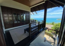 Вилла с 3 комнатами с балконом и с видом на океан в Bhundhari Residence Koh Samui