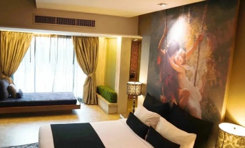 Двухместный номер L Boutique Wing двуспальная кровать в Sunbeam Hotel Pattaya