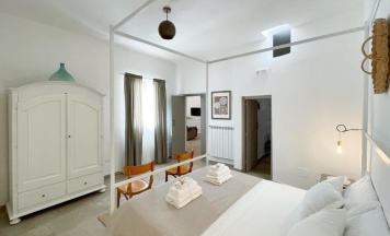 Двухместный номер Standard с видом на сад двуспальная кровать в Trullo San Vincenzo con Piscina