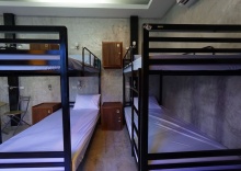 Кровать в общем номере в PK Hostel