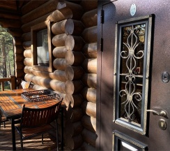 Номер стандарт с 1 двуспальной кроватью в срубе в Konak house