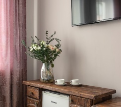 Стандартный номер с 1 кроватью в Номера в Стрельне