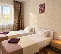 Номер стандарт с 2 односпальными кроватями в Long House