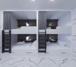 Койко место в Женском 8-местном номере в The 7 hostels