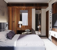 Номер люкс с 1 двуспальной кроватью в Marine Garden Sochi Hotels and SPA by Zont Hotel Group