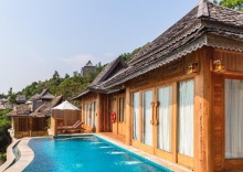 Двухместная вилла с бассейном Seawater двуспальная кровать в Отель Santhiya Koh Yao Yai Resort & Spa