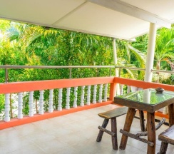 Студия с балконом в Chez Charly Bungalow