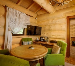 Relax Chalet 2 отдельные кровати в Altay Village Teletskoe