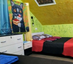 Трехместный номер с 3 односпальными кроватями в Мур ля мур