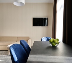 Двухместные апартаменты Делюкс с 1 комнатой с балконом и с видом на курорт двуспальная кровать в Вальсет Премиум