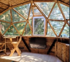 Студия с красивым видом из окна в Avatar