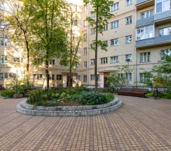 1-комнатные апартаменты студия 14-1 в Good Room Guru (Гуд Рум Гуру) на улице Земляной вал