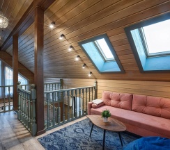 Коттедж с 4 комнатами с балконом и с красивым видом из окна в Заречье