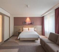 Двухместный номер для некурящих двуспальная кровать в Hampton by Hilton Frankfurt City Centre East