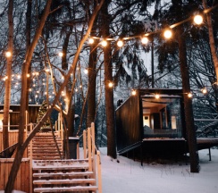 Домик с одной двуспальной кроватью в Сила ветра