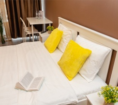 Двухместный номер Комфорт с 1 кроватью в Smart Hotel Kantemirovsky