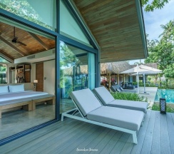 Вилла Luxury с 2 комнатами с видом на океан в Villa Escape Burasari