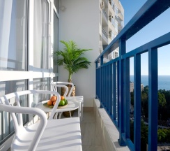 Видовая 1-комн. квартира, 34 кв.м. на 4 человека 16/21 этаж. в Солнечный пляж