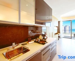 Номер Standard с видом на море в Oakwood Apartments Sanya
