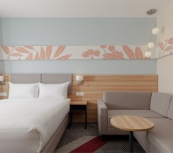 Премиум с двуспальной кроватью и видом на бухту в Рябина от Васта