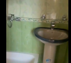 Трехместный номер с двуспальной и односпальной кроватями в Самсар