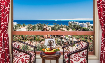 Семейный номер Deluxe с балконом и с красивым видом из окна в Seagull Beach Resort Families & Couples Only - All Inclusive