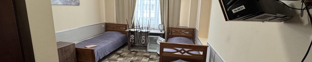 Номер эконом с 4 односпальными кроватями в Гольфстрим