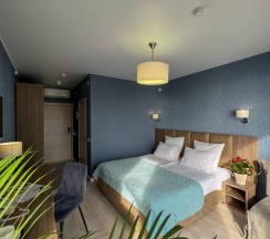 Двухместный номер Standard с балконом и с красивым видом из окна 2 отдельные кровати в Sokol