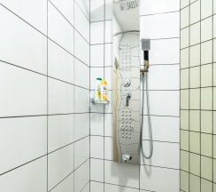 1-комнатные апартаменты эконом с 1 двуспальной кроватью (без окна) в Prim Rooms Apt Apartments (Прим Румс Апт Апартментс)