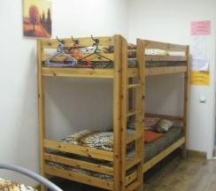 Кровать в общем номере в Tiger Hostel