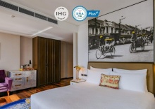 Одноместный номер Standard с видом на город двуспальная кровать в Hotel Indigo Bangkok Wireless Road, an IHG Hotel