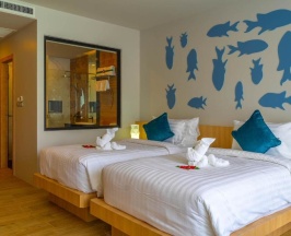 Двухместный номер Deluxe 2 отдельные кровати в Golden Paradise Hotel