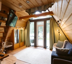 № 14 A-Frame 45m2. (оснащение дома см. Подробнее) в Les holidays