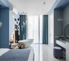 Апартаменты Premium с 2 комнатами с видом на море в Комплекс апартаментов "Apartments Premium" (второй корпус)
