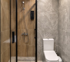 3-местные 1-комнатные апартаменты с 1 двуспальной кроватью, 25 м², 1 этаж в Однокомнатная квартира, ул. Свободы, 38/2