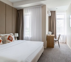 Двухместный номер с частичным видом на море в Kinney hotel sea view