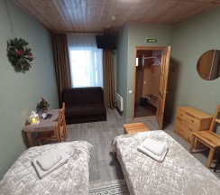 Номер стандарт комфорт с 2 односпальными кроватями в Морошка